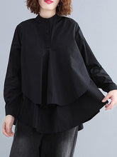 Casual A-Line Cropped Shirt